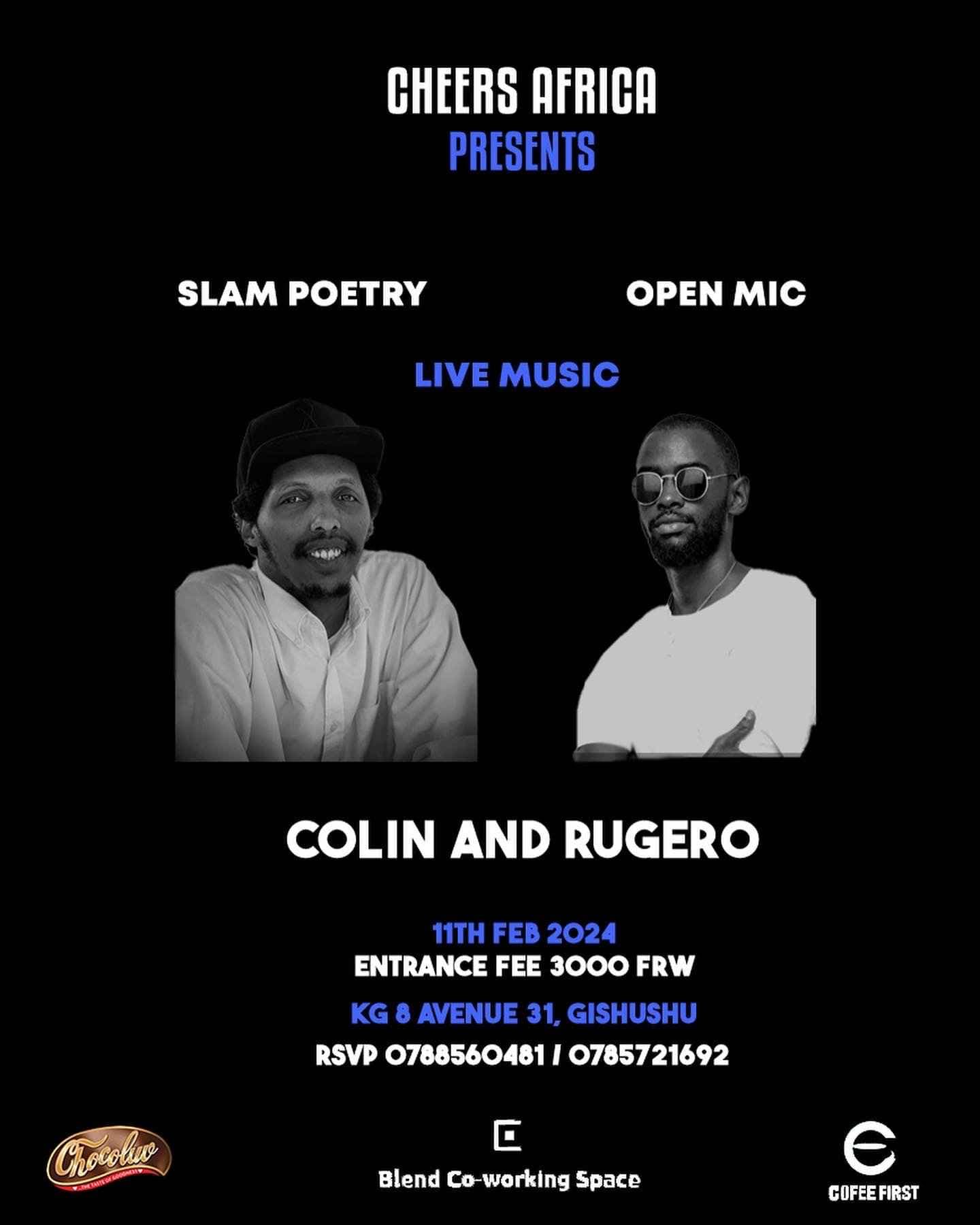 Slam poetry and live music night