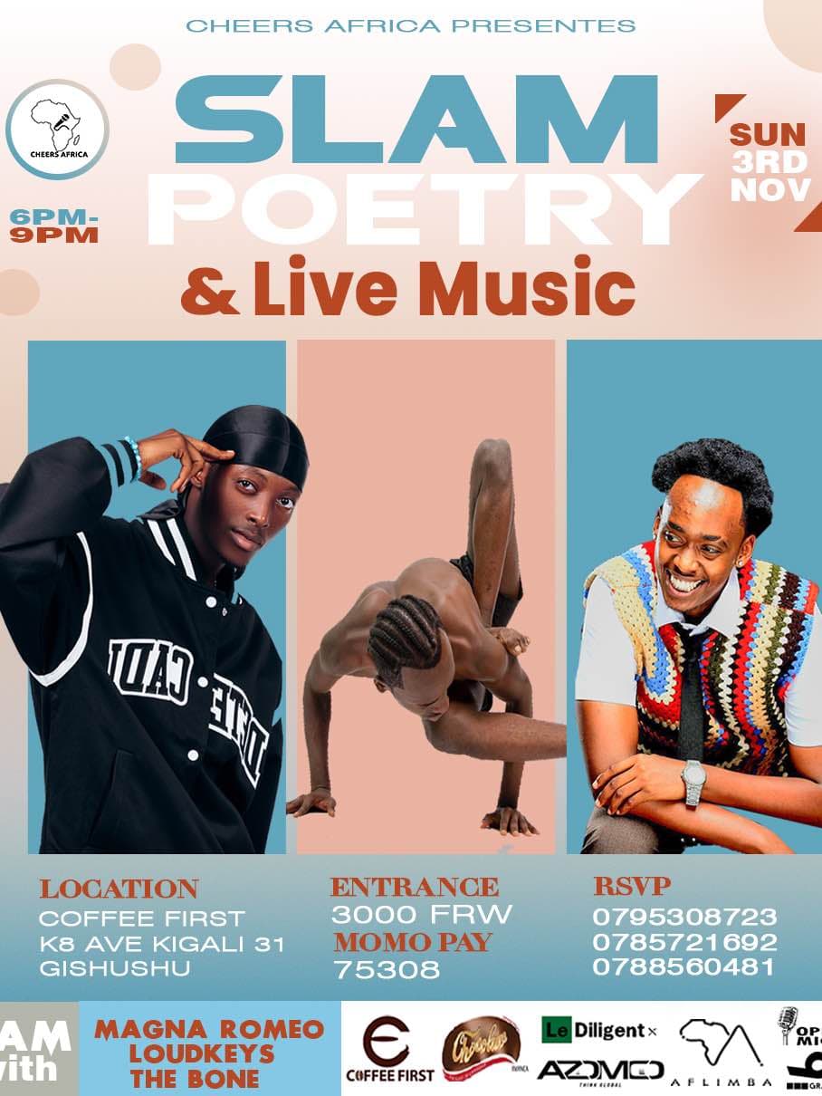 Slam poetry and live music night 